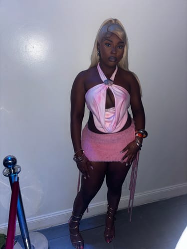 Customer photo review of Pink Panther Skirt Set