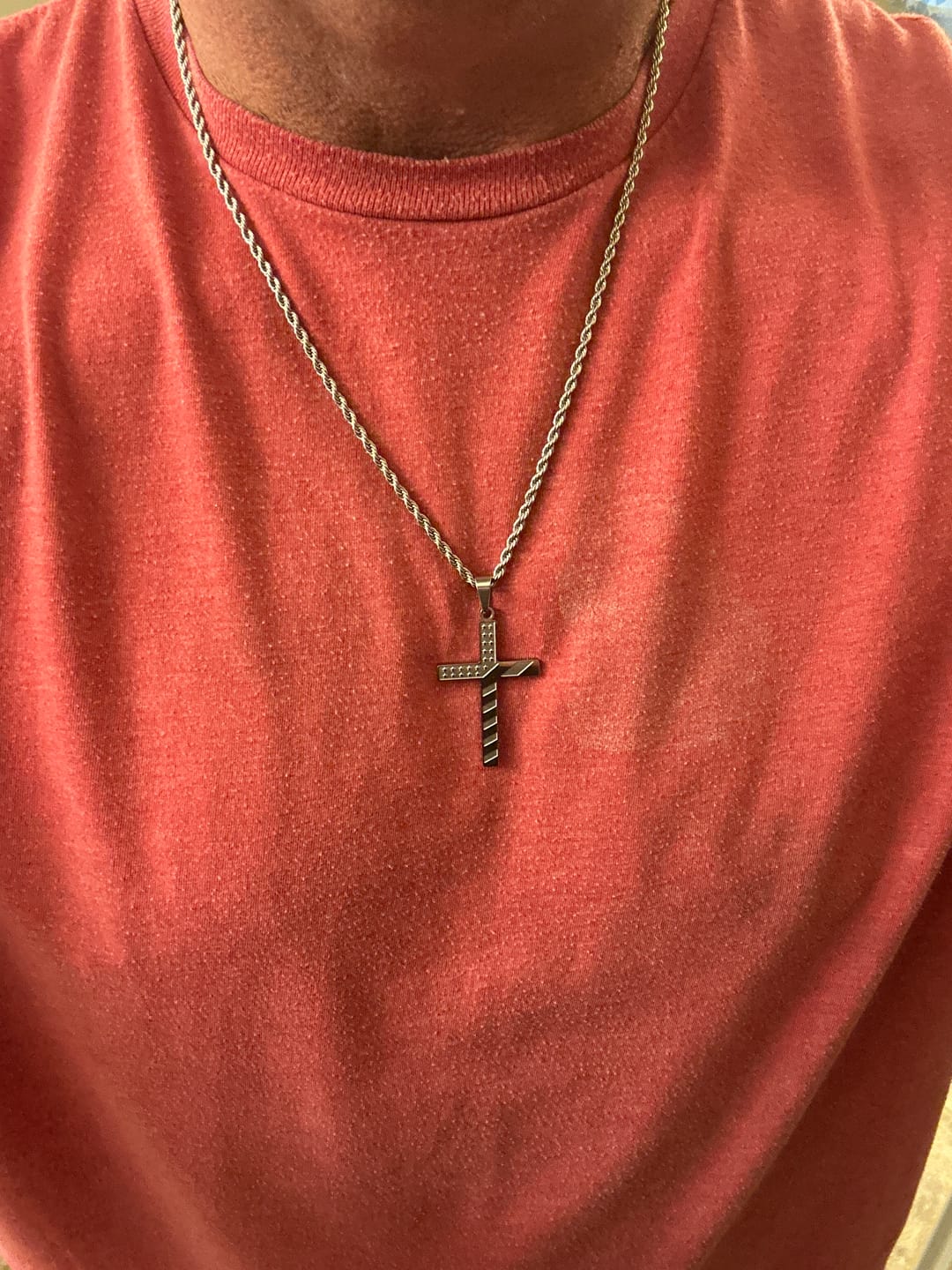 Customer photo review of Rope Chain - Silver