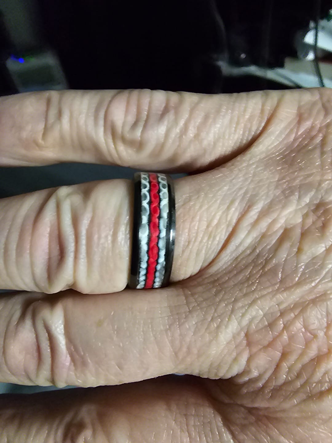Customer photo review of The Responder - Fire Hose Ring