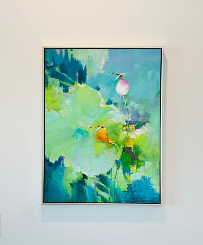 Customer photo review of Flower Canvas Art #FL048