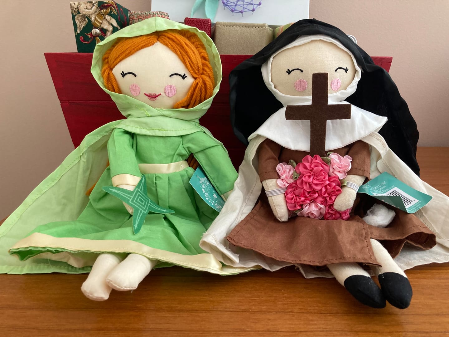 Customer photo review of St. Brigid of Ireland Rag Doll