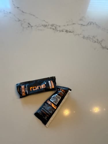 Customer photo review of 100mg Caffeine - TANGERINE - SuperCharged Honey (20-Pack)