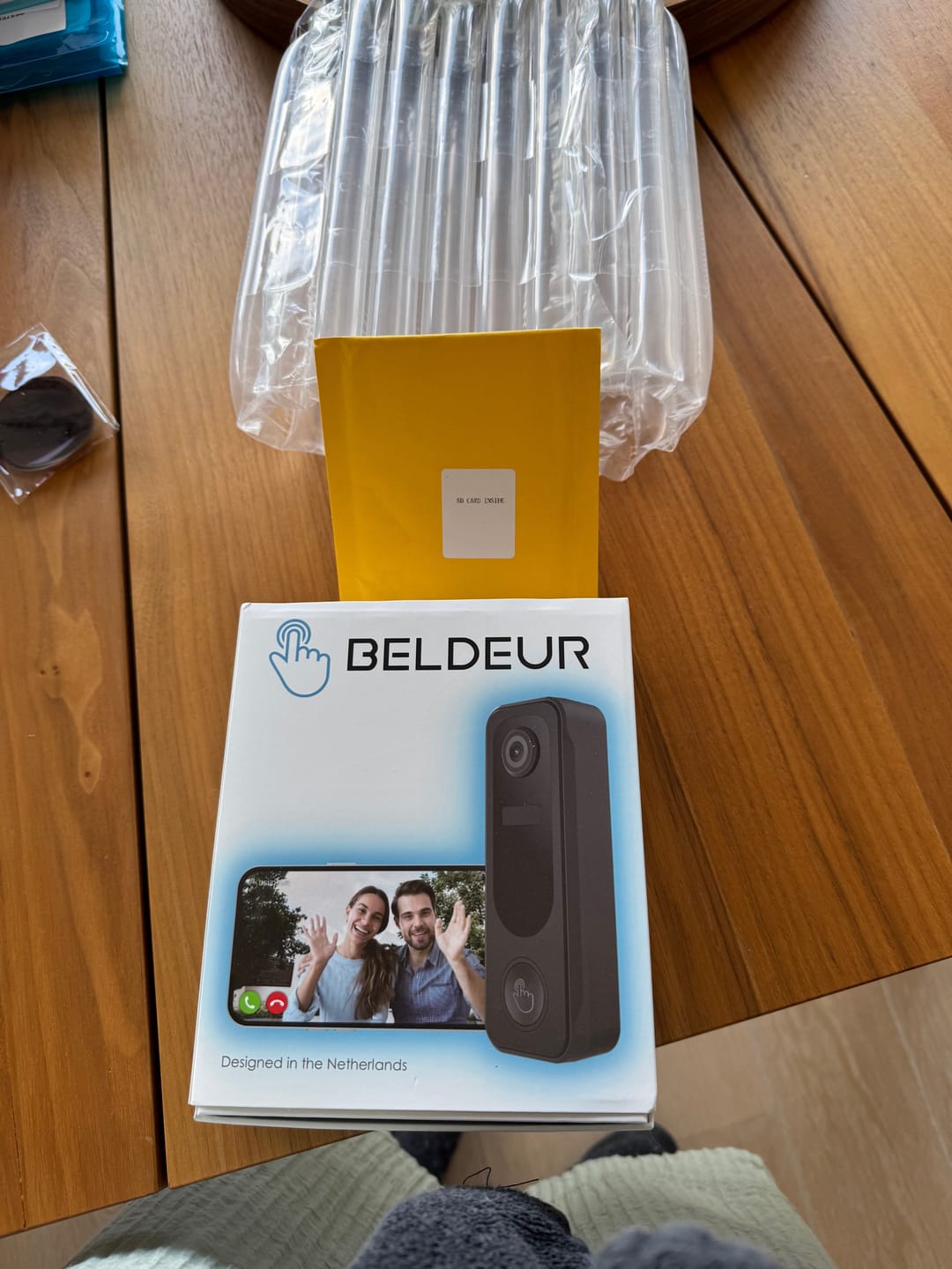Customer photo review of Draadloze Video Deurbel Totaalpakket