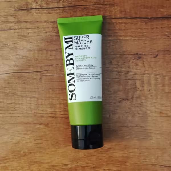 Customer photo review of Gels sejas mazgāšanai ar matcha tēju Some By Mi Super Matcha Pore Clean Cleansing Gel