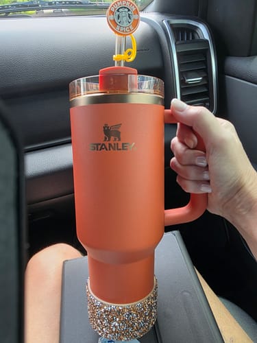Customer photo review of Pumpkin Spice Straw Topper
