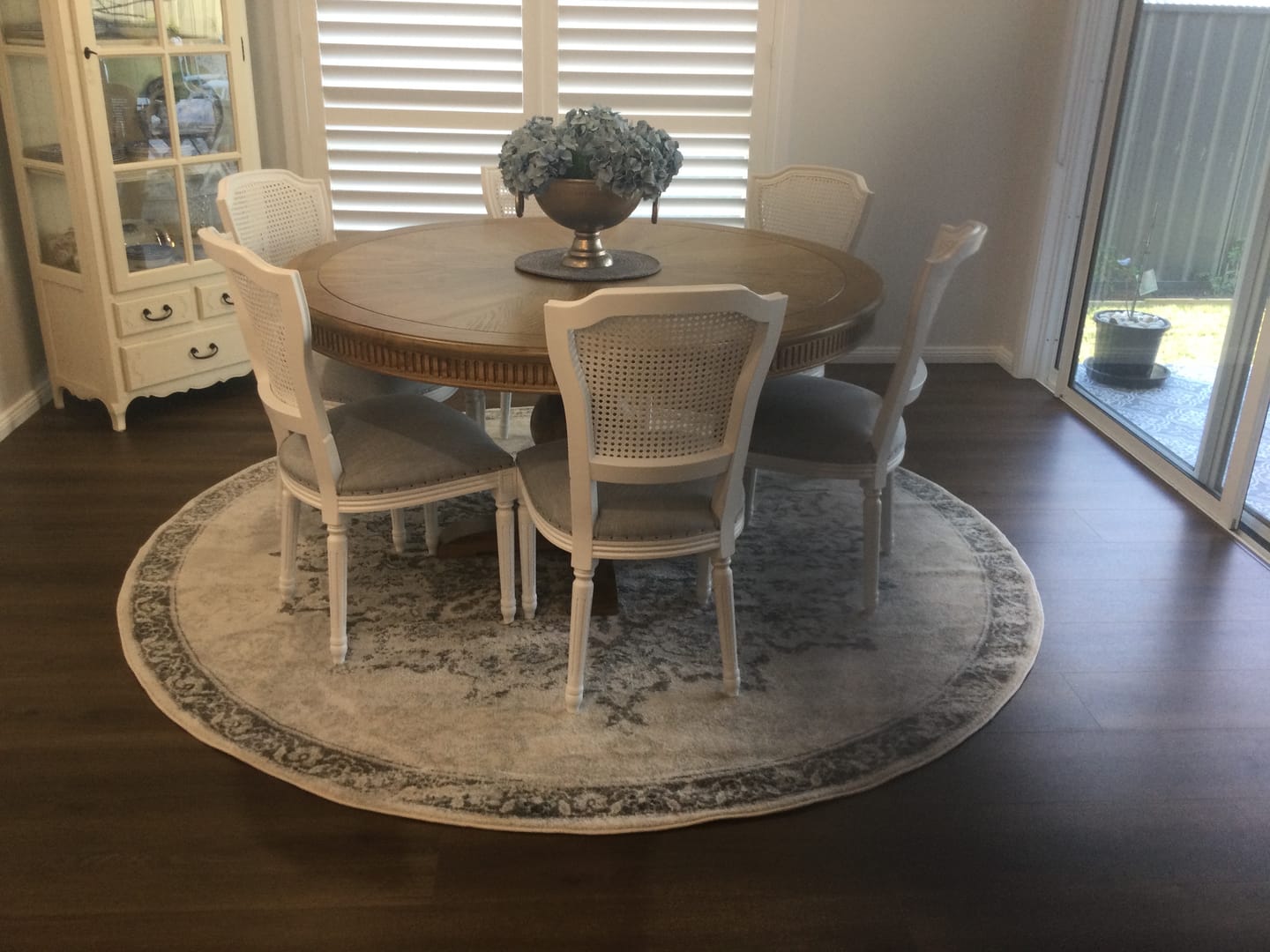 Customer photo review of Amelia Round Dining Table