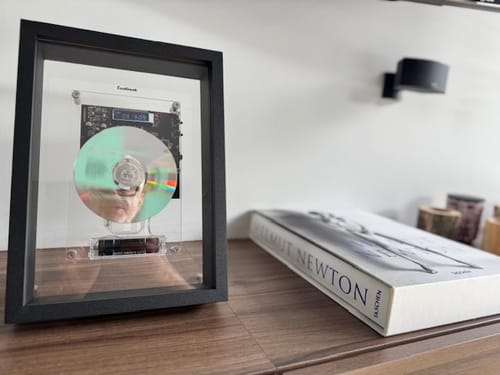 Customer photo review of M1 Music Frame CD Player With Bluetooth