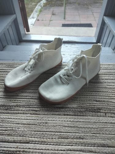 Customer photo review of Vaistoa Iloa Mid | Knitted Barefoot Sneakers