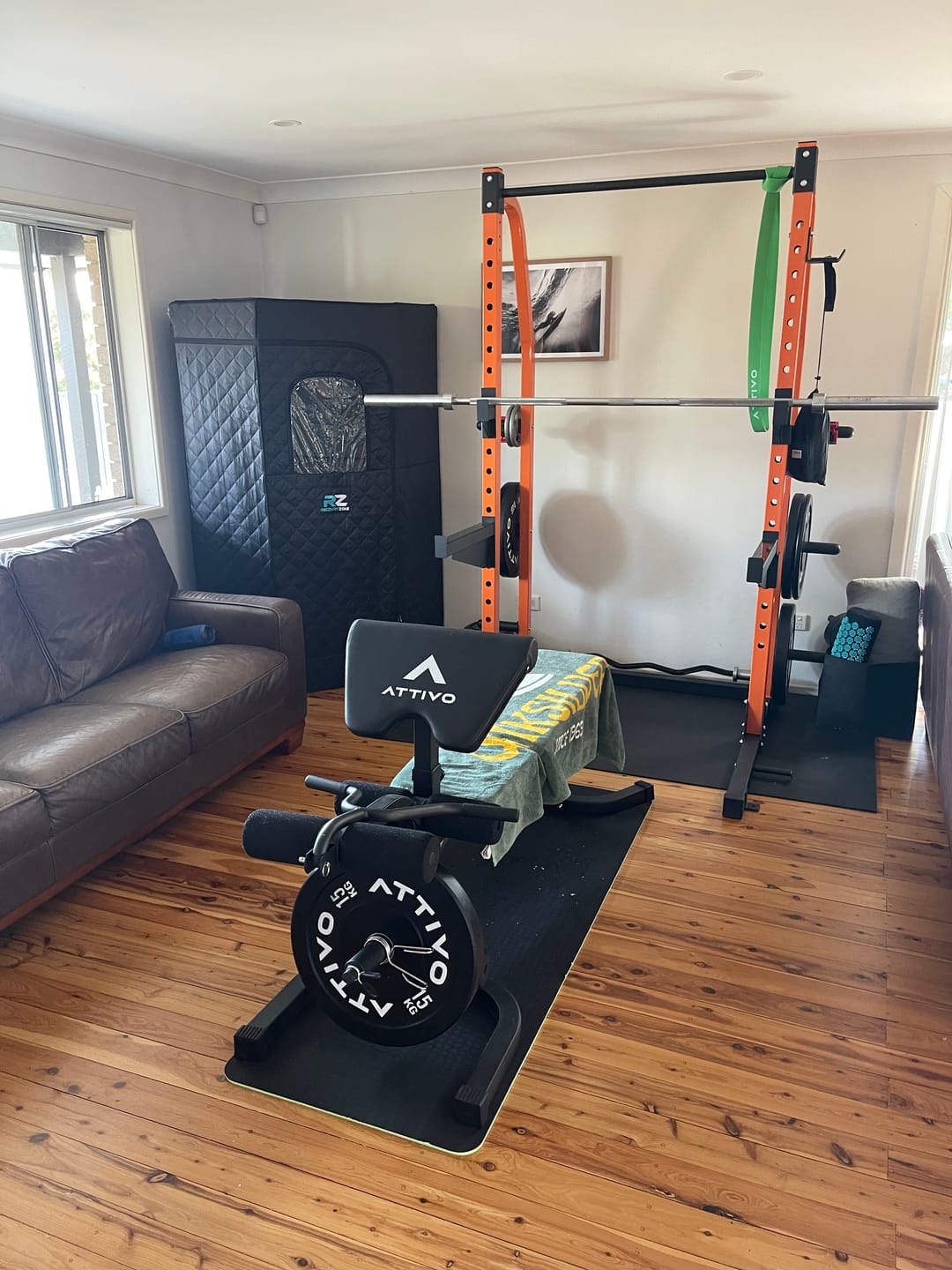 Customer photo review of Miramat® - 200cm x 120cm - Extra Large Exercise Mat - In Stock