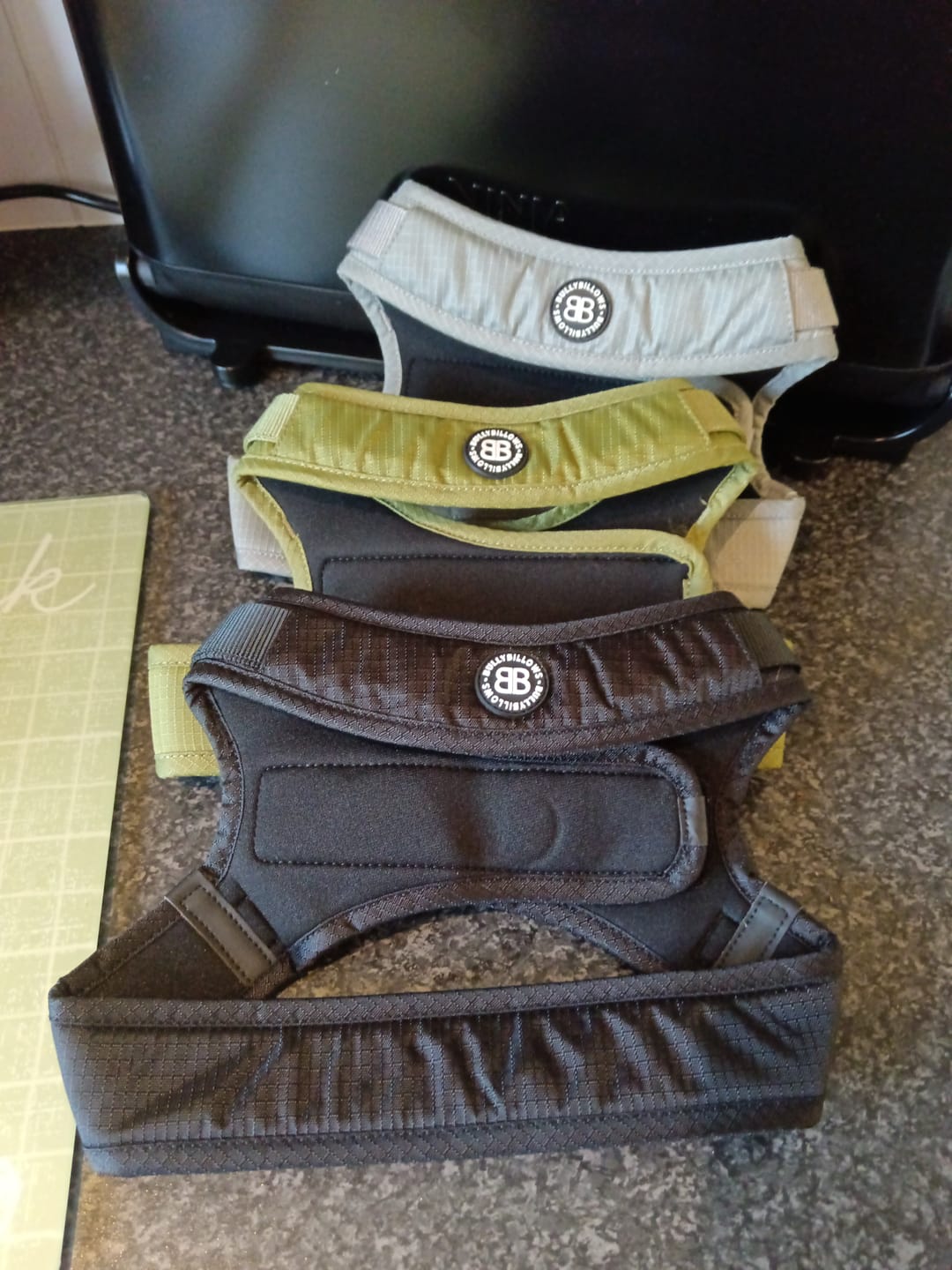 Customer photo review of Boomerang Harness - XS-M Breeds - Black