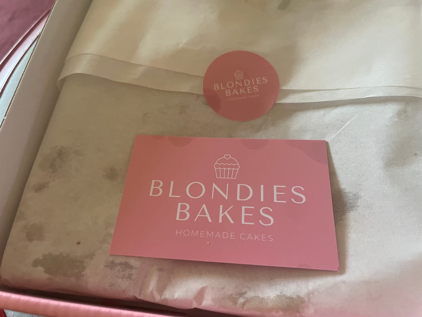 Customer photo review of Brownie & Blondie Mixed Box