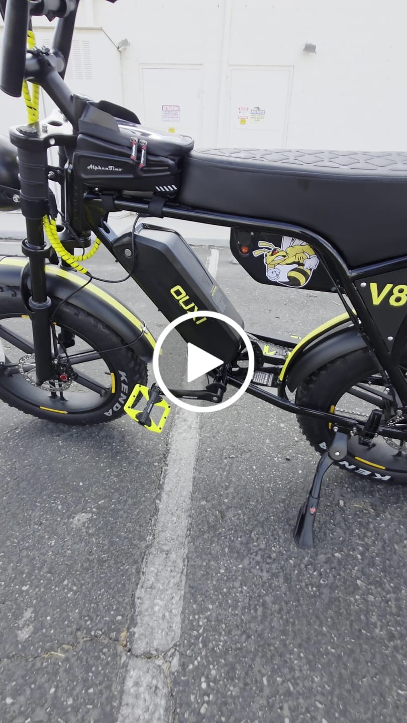 Customer video review of OUXI V8 Max 750W Dual Battery Electric Bike