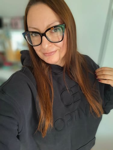 Customer photo review of OVERSIZED UNISEX HOODIE - Deep Black