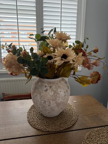 Customer photo review of Layla Stone Vase