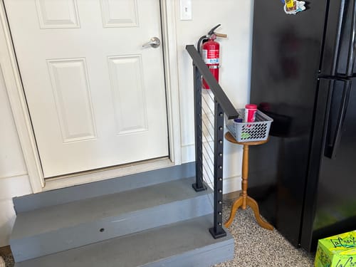 Customer photo review of Cable Handrail Kit