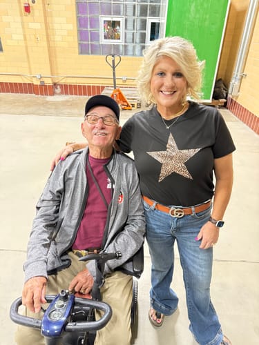 Customer photo review of Fun Size Fit - Judy Blue Petite Tummy Control Flare Jean