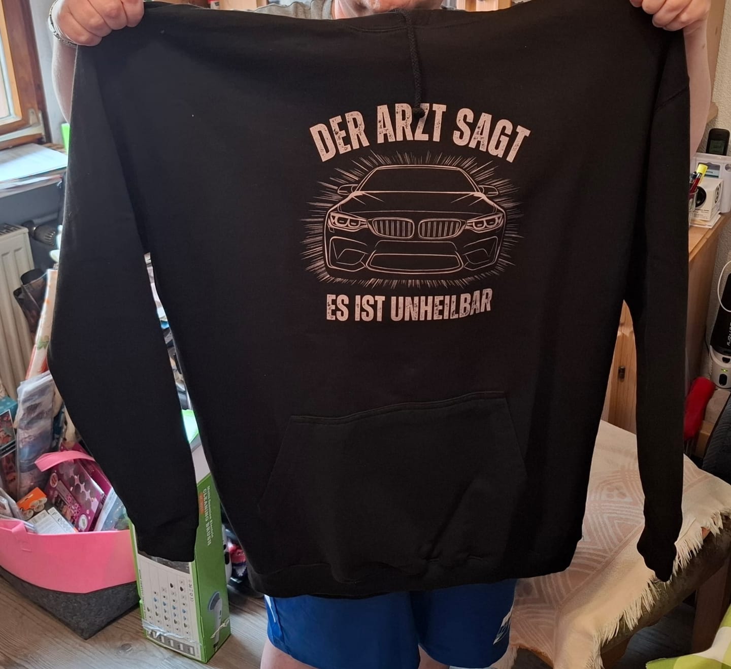 Customer photo review of Unheilbar BMW 4er F32 Hoodie