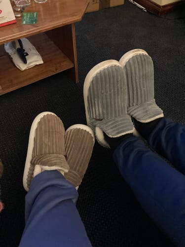 Customer photo review of Cozie Co Slippers