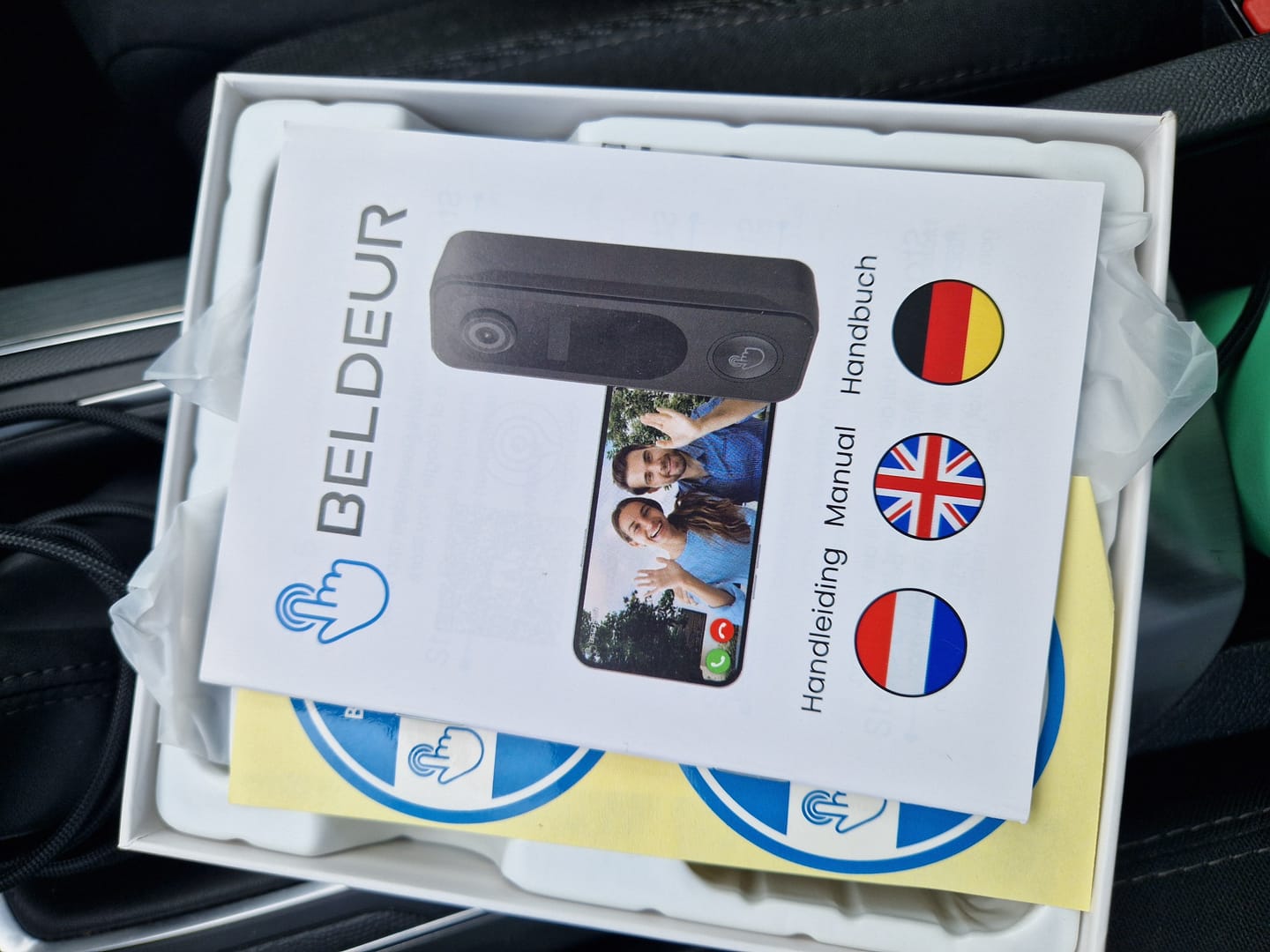 Customer photo review of Draadloze Video Deurbel Totaalpakket