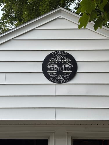 Customer photo review of Elaborate Tree Of Life - Steel Sign