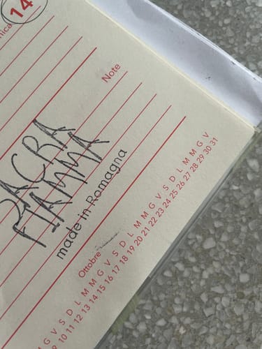 Customer photo review of Timbro manuale in legno rotondo Ø 50 mm