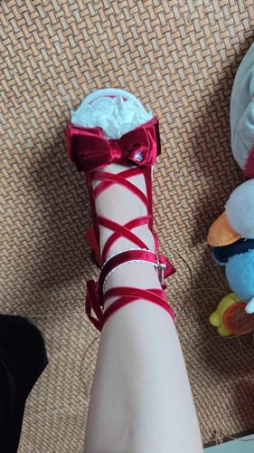 Customer photo review of Thousand-layer cake doll cake shoes