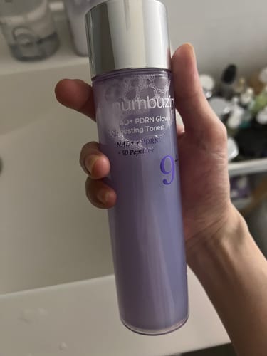 Customer photo review of numbuzin - No.9 NAD+ PDRN Glow Boosting Toner 150ML