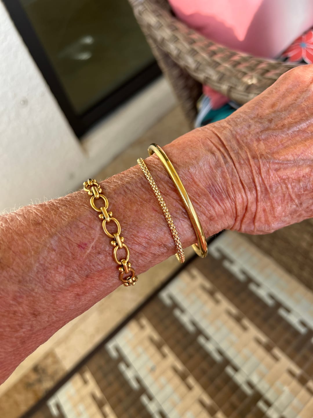 Customer photo review of Eli Gold Bangle