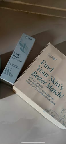 Customer photo review of Stay Fresh Moisturizer Controls Oil and Brightens