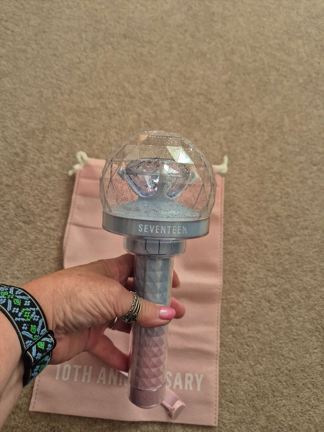Customer photo review of SEVENTEEN - OFFICIAL LIGHT STICK VER.3 10TH ANNIV.