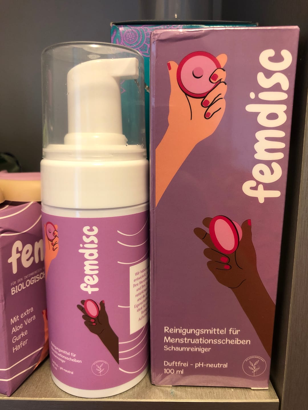 Customer photo review of femdisc Reinigungsseife mit Schaumaufsatz