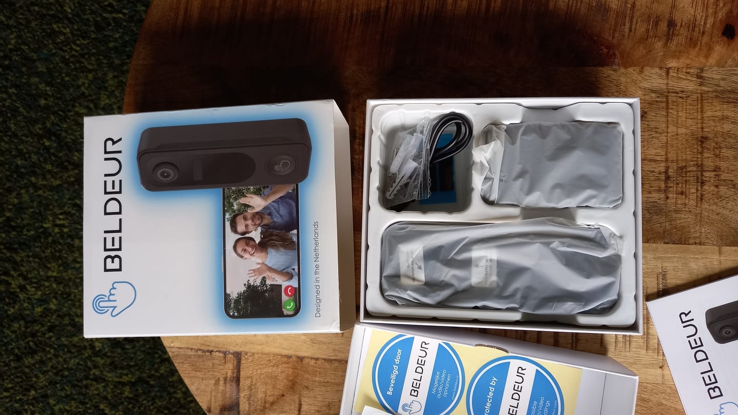 Customer photo review of Draadloze Video Deurbel Totaalpakket