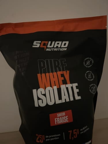 Customer photo review of Pure Whey Isolate (Nouveaux formats)