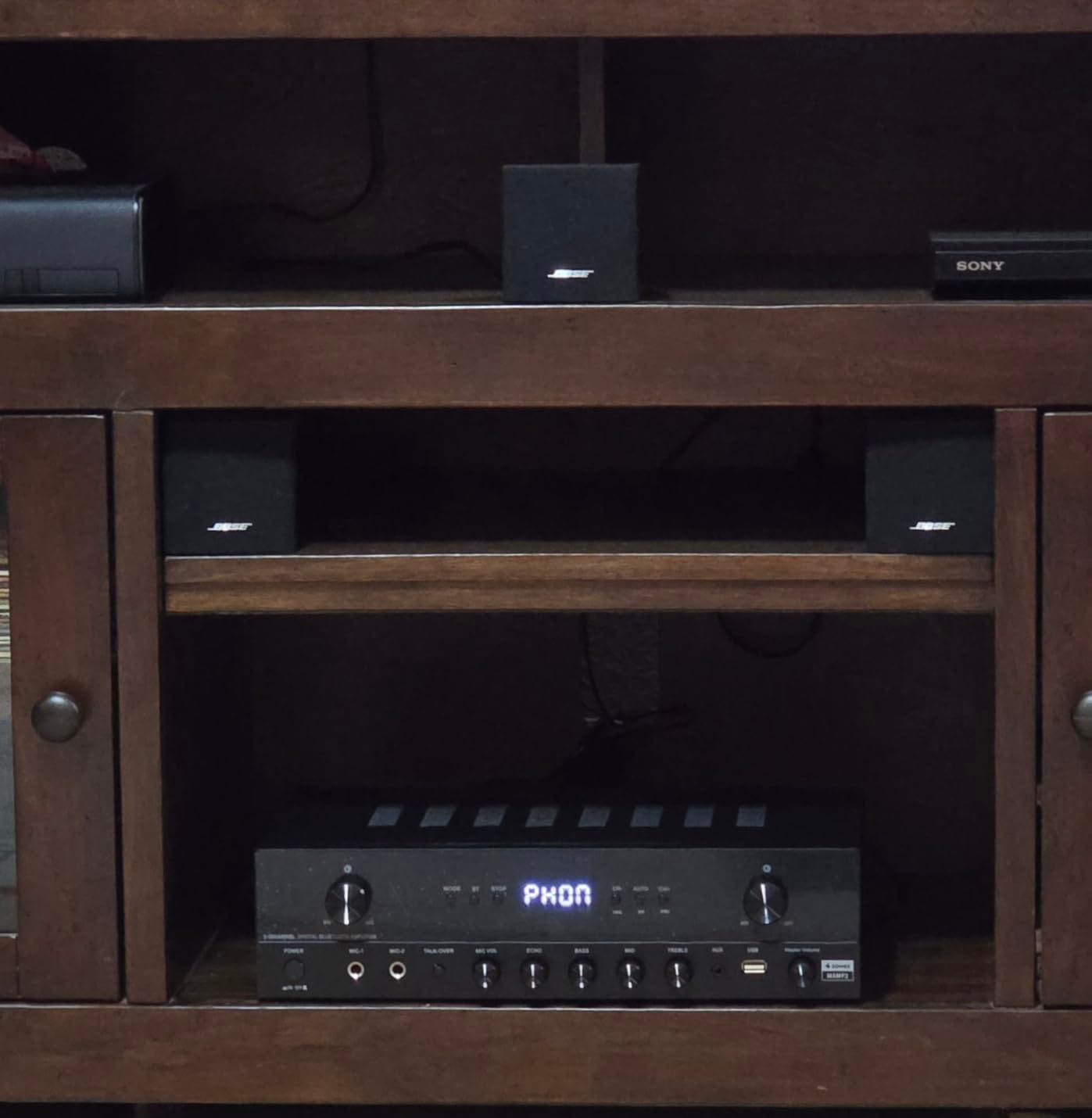 Customer photo review of Donner MAMP2 Puissant Amplificateur 2 Canaux