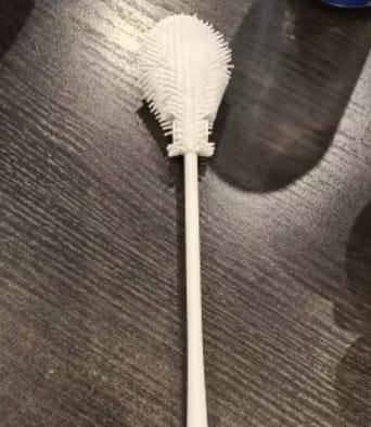 Customer photo review of Foldable Cleaning Silicone Brush