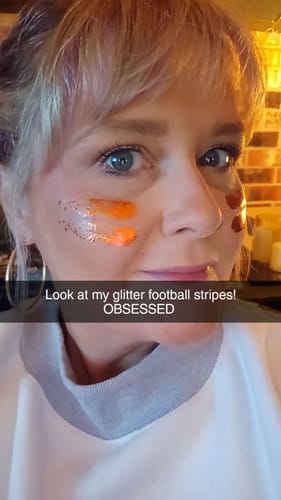 Customer photo review of Orange Spirit Stripes
