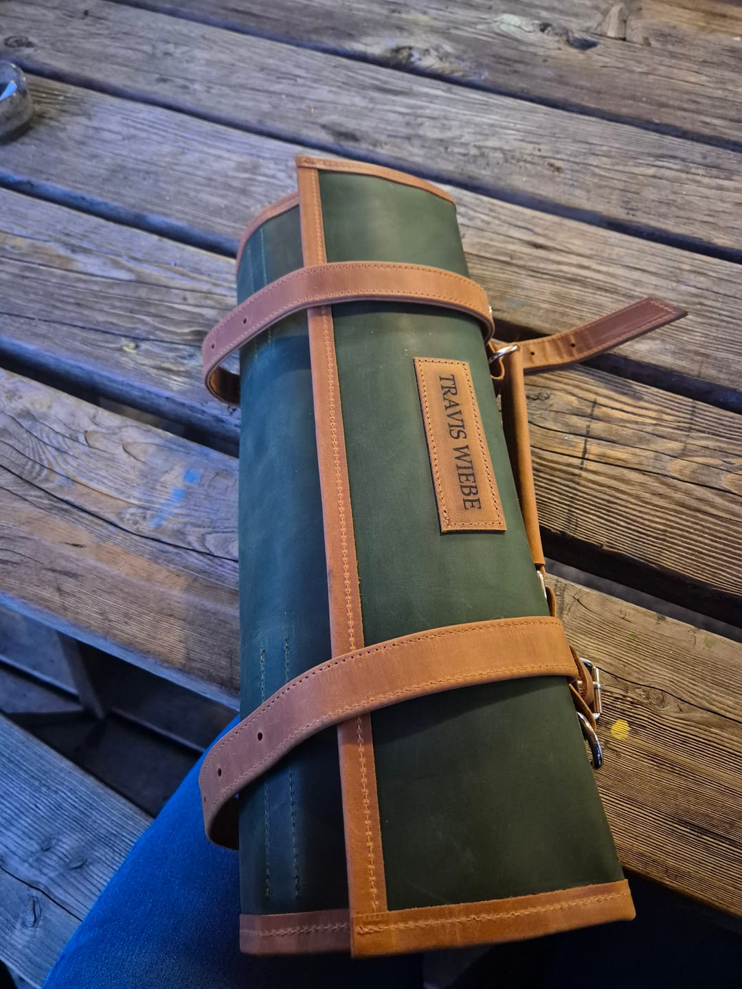 Customer photo review of Premium Knife Roll Bag