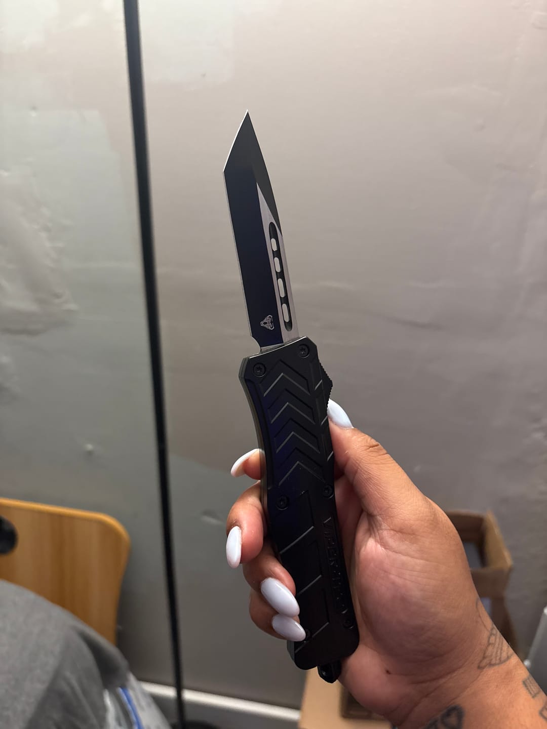 Customer photo review of 40% OFF VF-1 Black  D/A OTF (Multiple Blade Styles Available)