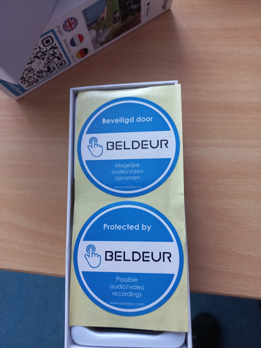 Customer photo review of Draadloze Video Deurbel Totaalpakket