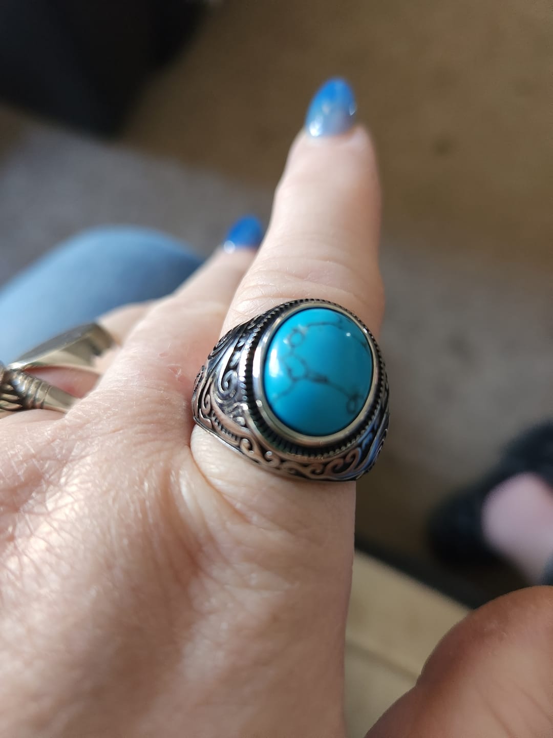 Customer photo review of BLUE EYES.
