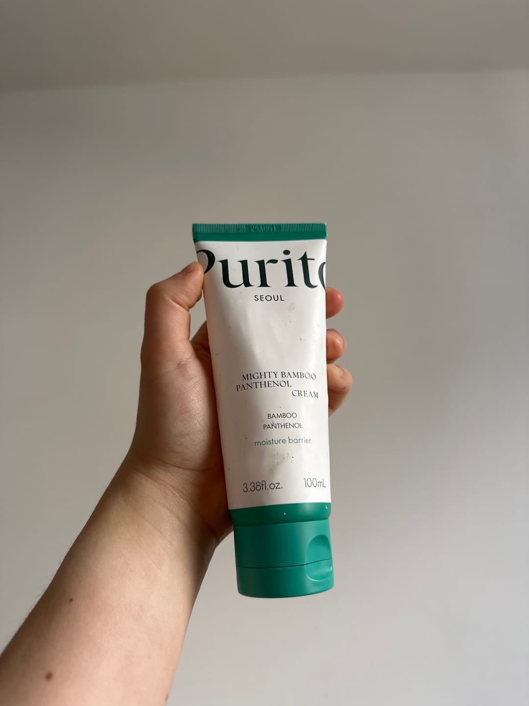 Customer photo review of Mighty Bamboo Panthenol Cream