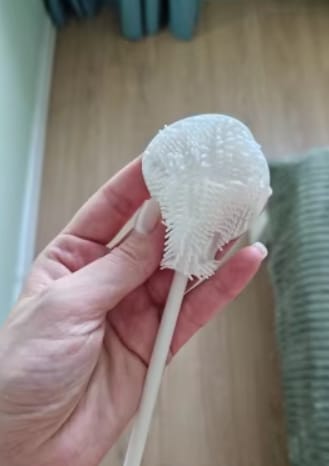 Customer photo review of Foldable Cleaning Silicone Brush