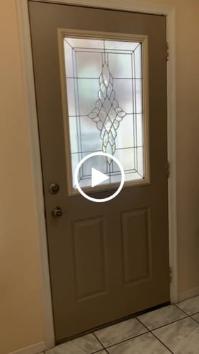 Customer video review of ODL Grace Door Glass - 24" x 38" Frame Kit
