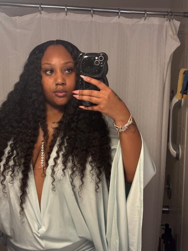 Customer photo review of ISLA MINI DRESS - LIGHT MINT GREEN