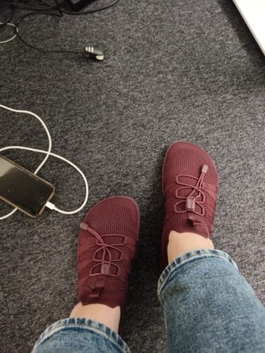 Customer photo review of Vaistoa Riemu | Knitted Barefoot Slip-ons