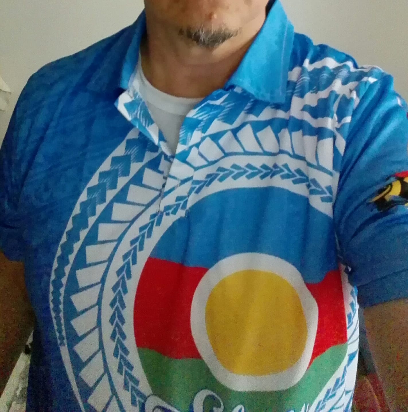 Customer photo review of Custom Vanuatu Shefa Province Polo Shirt Shefa Emblem LT7