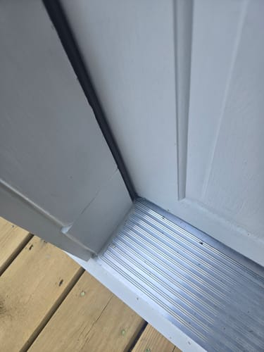 Customer photo review of 81" High Reach Compression Weatherstrip Set (3 pieces)