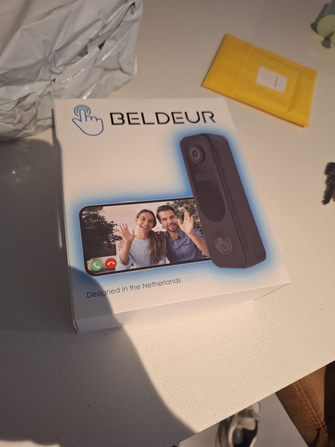 Customer photo review of Draadloze Video Deurbel Totaalpakket