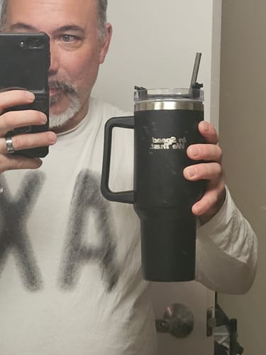 Customer photo review of ISWT BIG-FORTY TUMBLER 40oz.
