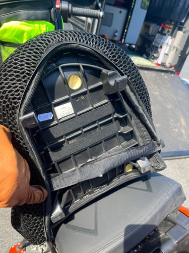 Customer photo review of Wind Rider Seat Cover